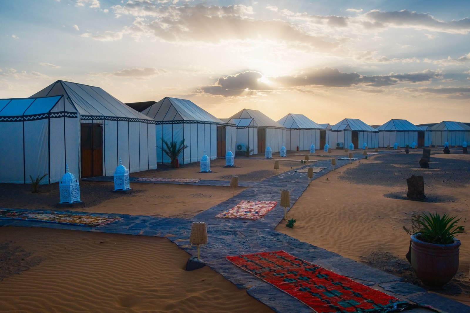 Meilleur camp de luxe dans le desert marocain